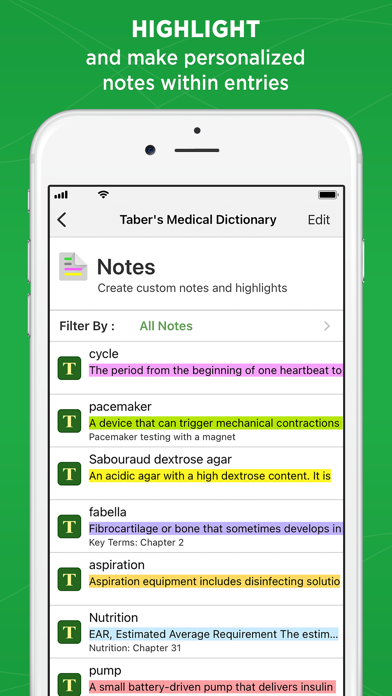 Taber's Medical Dictionary Screenshot