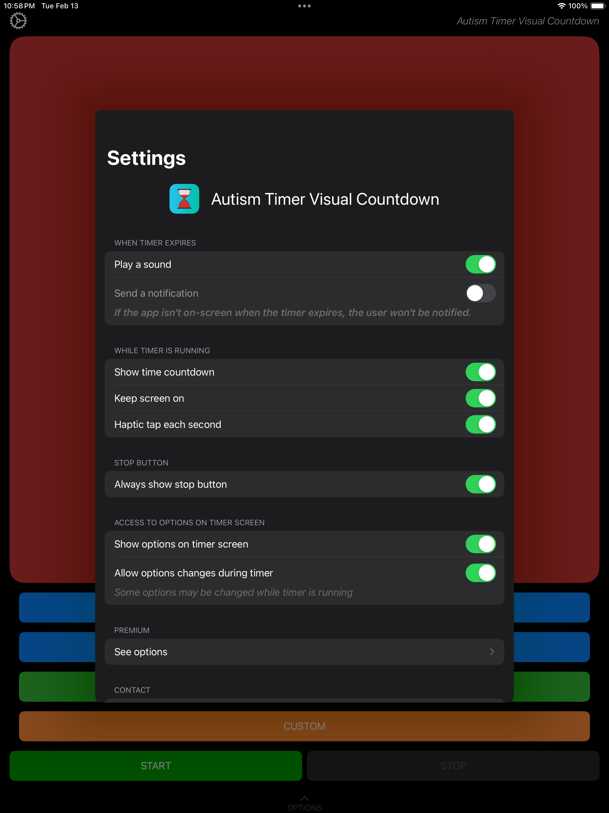 Autism Timer Visual Countdown
