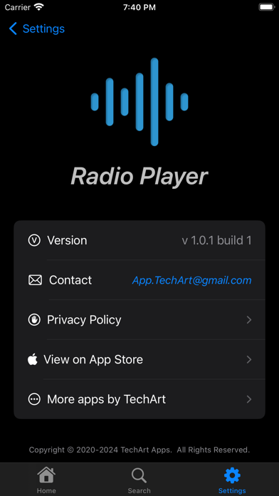Radio Player Screenshot