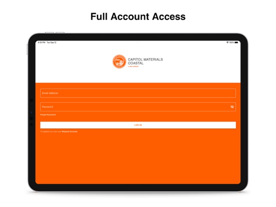 Capitol Materials Coastal iPad screenshot 1 - Shopping app