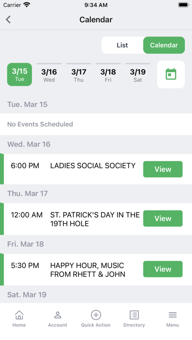 Traverse City Golf & CC App Screenshot