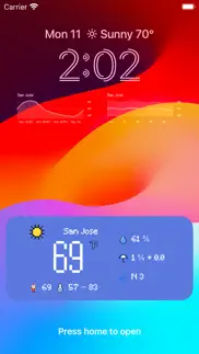 pixel weather - forecast iphone screenshot 1