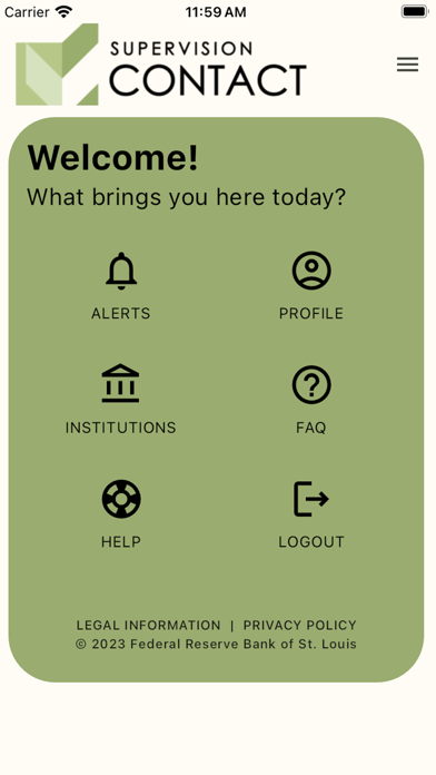 Supervision Contact System Screenshot