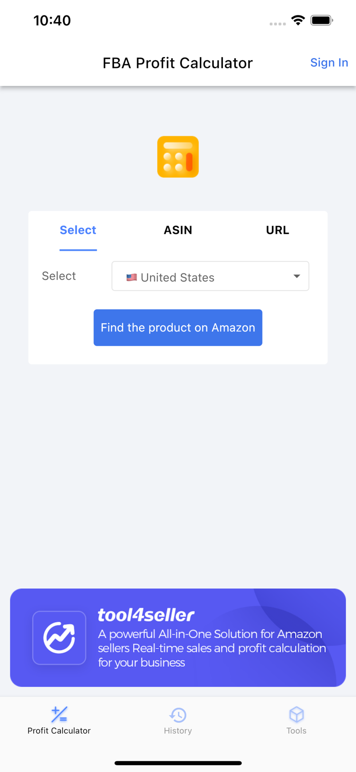 FBA Sellers Profit Calculator