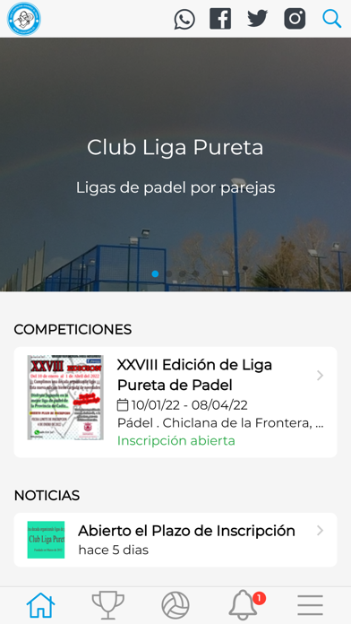 Liga Pureta de Padel Screenshot