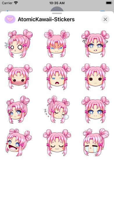 AtomicKawaii Stickers Screenshot