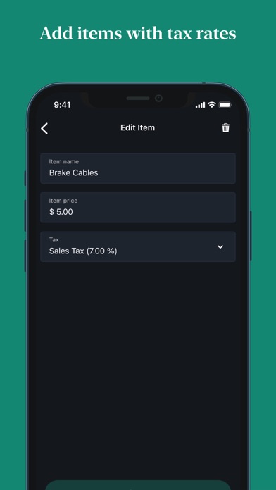 Kepler Invoicing Screenshot