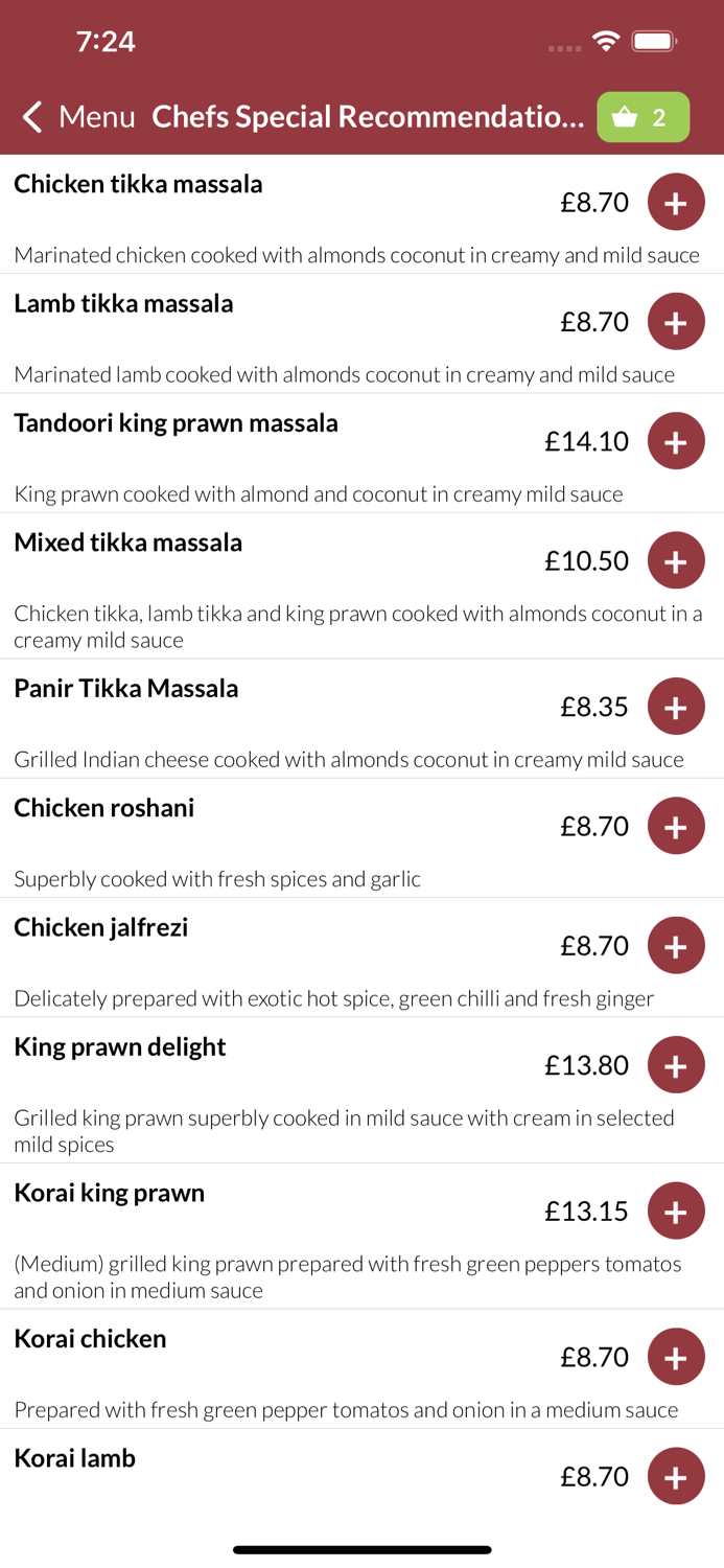 The Curry Garden Eltham