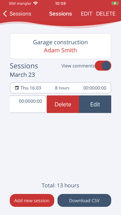 WorkHorse Pro Screenshot