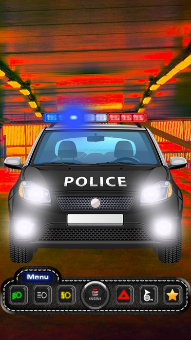 Police car experience Screenshot