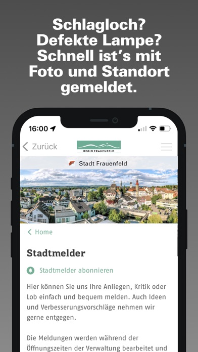 Regio Frauenfeld Screenshot