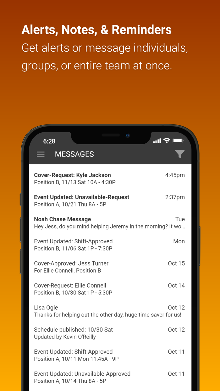OrbitalShift Work Schedule App
