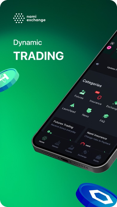 Nami Exchange: Buy BTC, Crypto Screenshot