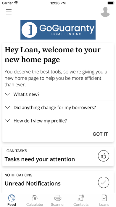 Guaranty Home Lending Screenshot