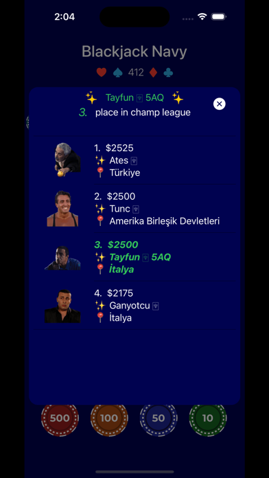 Blackjack Navy Screenshot