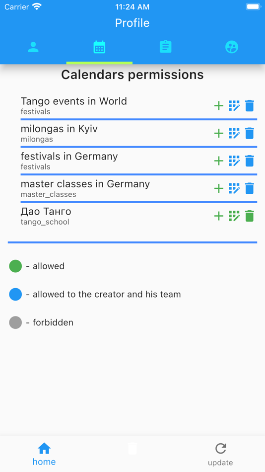 #3. Tango Calendar (iOS) Podle: Alexander Fatyukhin