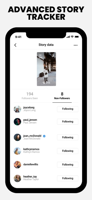 ‎FollowMeter for Instagram Capture d'écran