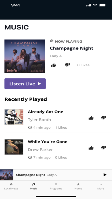 WSIP FM New Country 98.9 Screenshot
