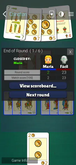 Game screenshot Chinchon cards hack