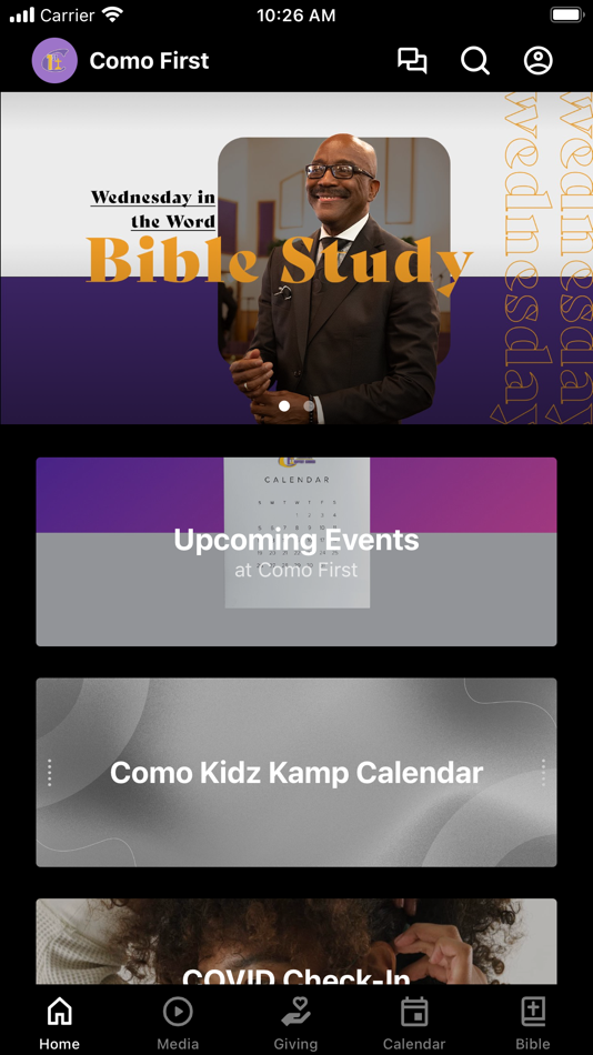 #1. Como First (iOS) 由: Como First Missionary Baptist Church (Fort Worth)