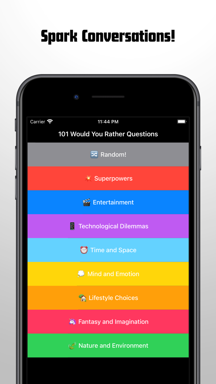 101 Would You Rather Questions