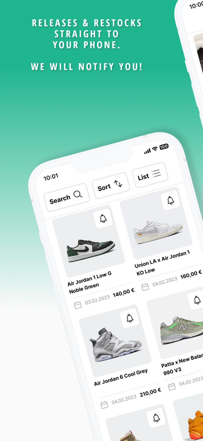 Grailify - Sneaker Releases