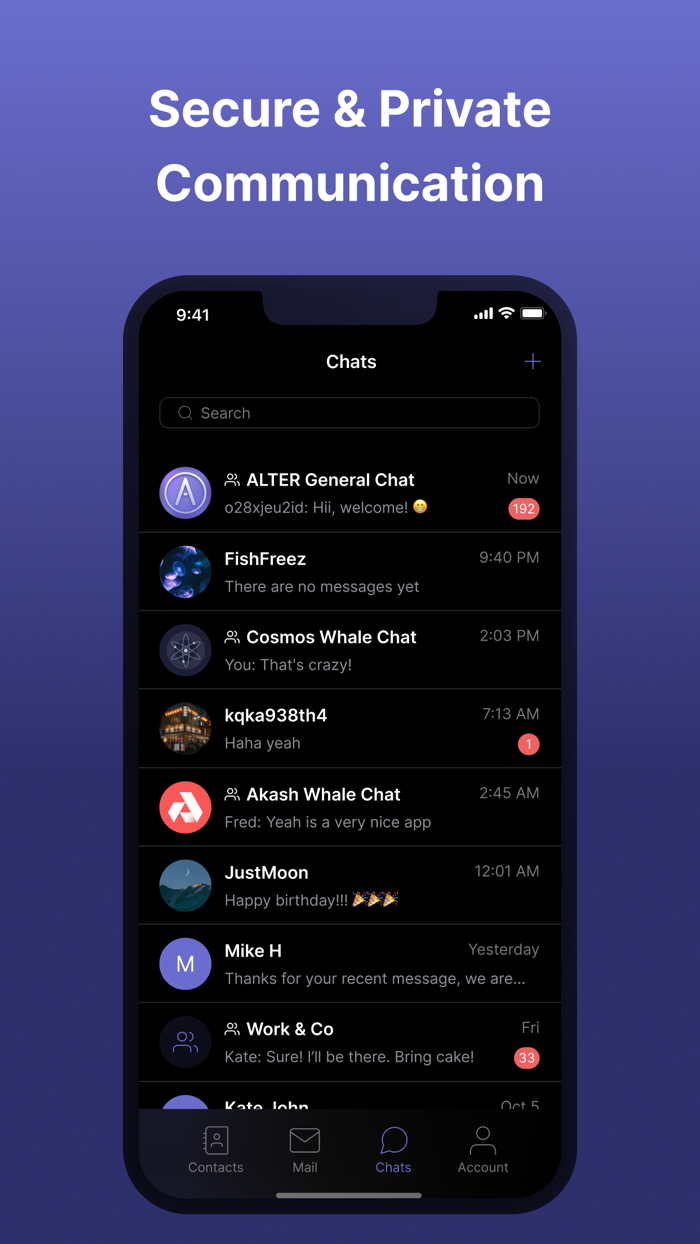 ALTER - Anonymous messaging