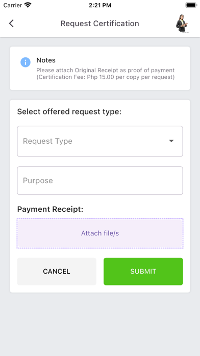 HRIS MSC Mobile Screenshot