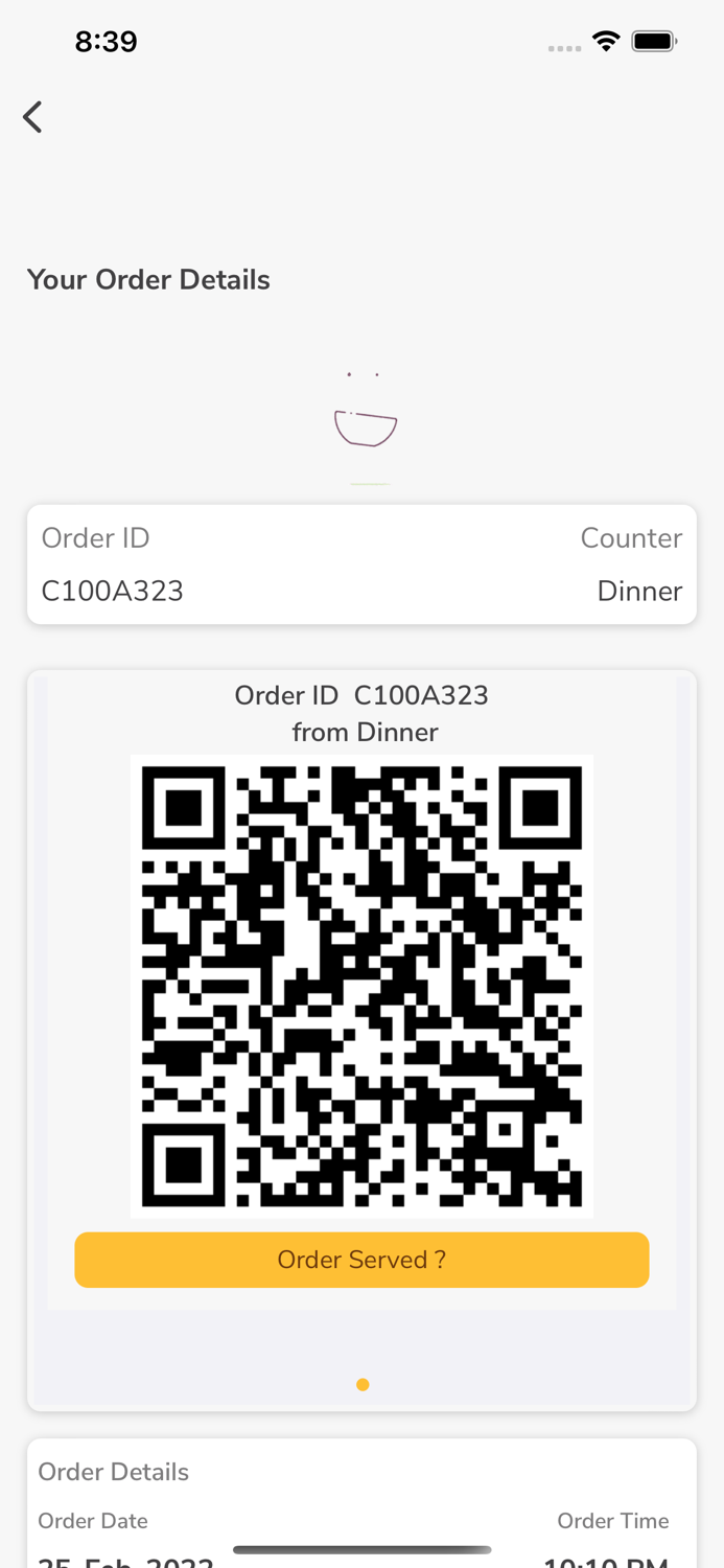 SmartQ - Food Ordering App