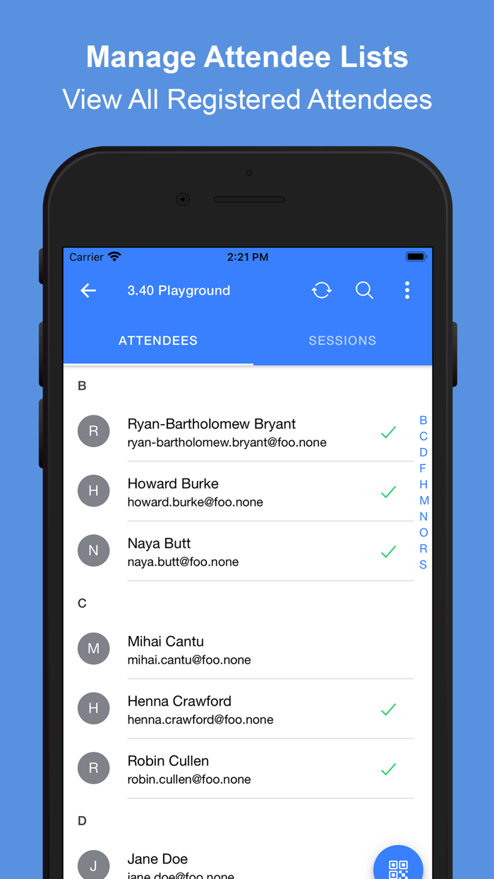 Blackthorn  Mobile Check In