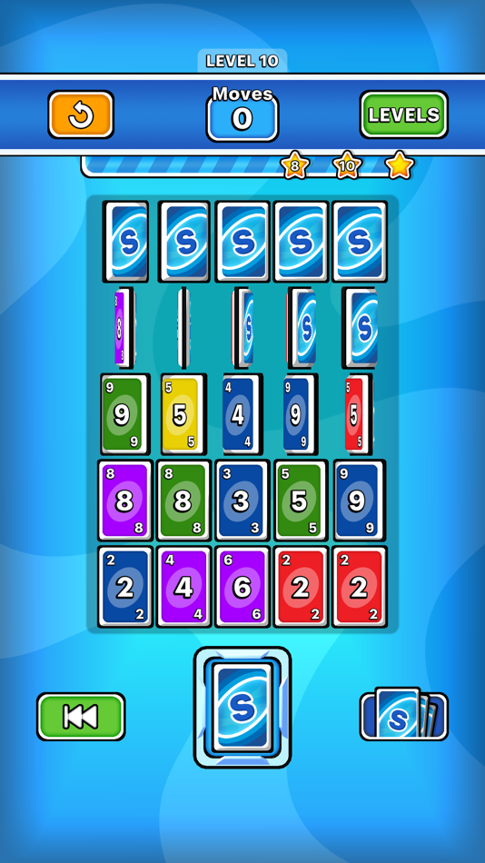 #6. Stackerino: Card Game (iOS) Podle: Ristretto Studios