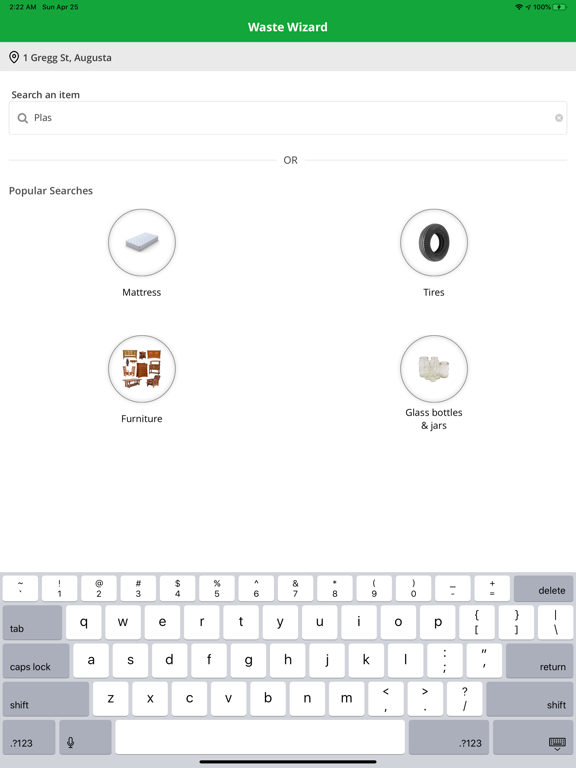 Augusta Trash & Recycling iPad screenshot 4 - Reference app