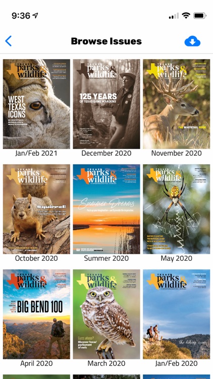 TX Parks & Wildlife magazine