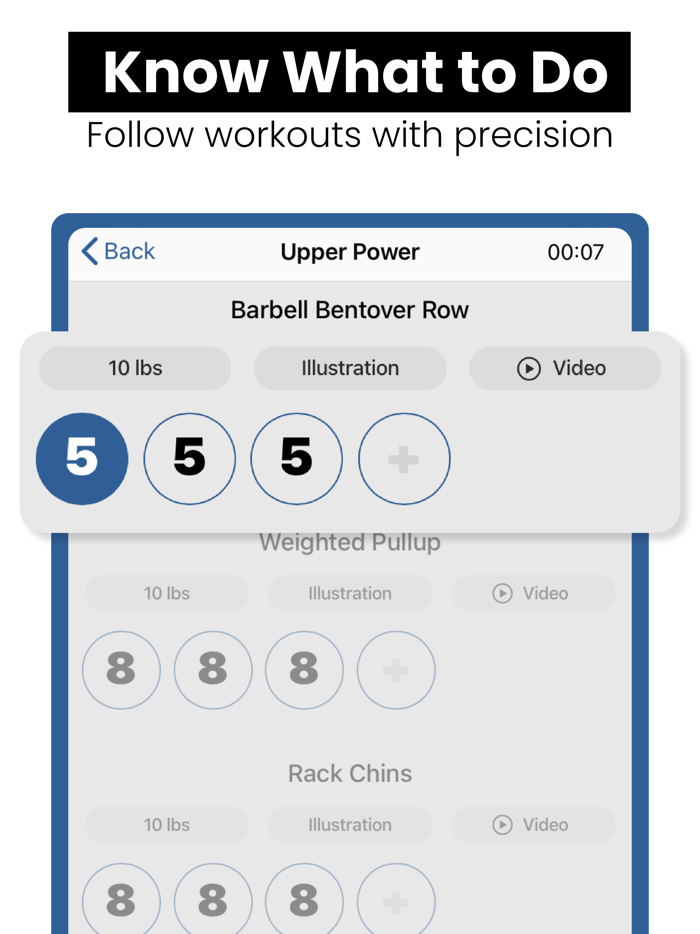 PHUL - Split workout routine