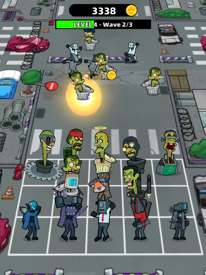 Merge Robot Zombie Fighter