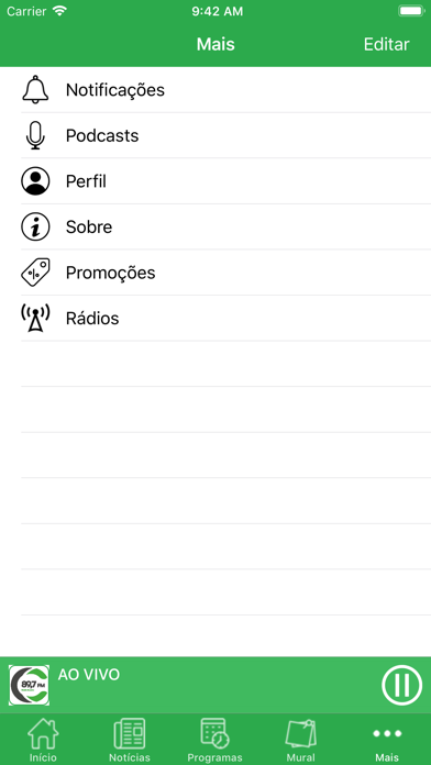Screenshot #2 pour Rádio Guaíra 89,7 FM