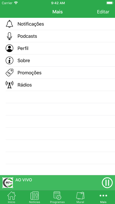 Rádio Guaíra 89,7 FM Screenshot