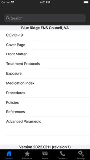 blue ridge ems council iphone screenshot 2
