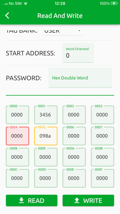 CAEN RFID easyController Screenshot
