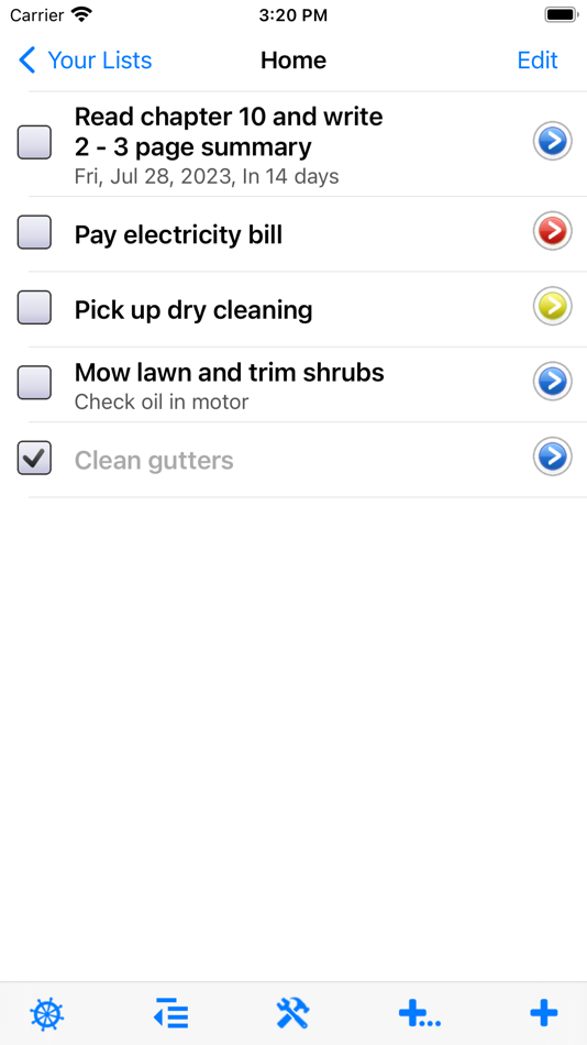 #2. List! (iOS) 由: Secret Society Software