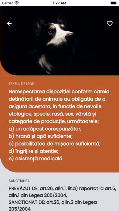 Amenzi Protectia Animalelor Screenshot