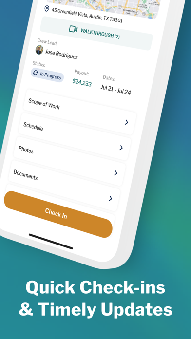 Curbio Contractor Screenshot