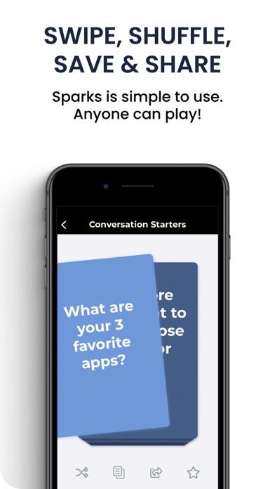 Sparks - Good Questions App Screenshot