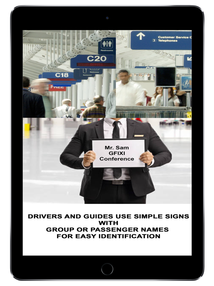 Airport Welcome Signboard