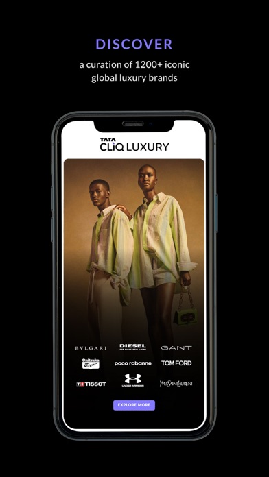 Tata CLiQ Luxury Shopping App Screenshot