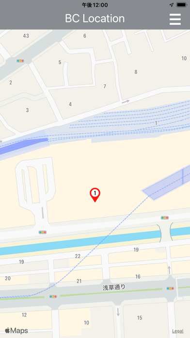 BC Location Screenshot