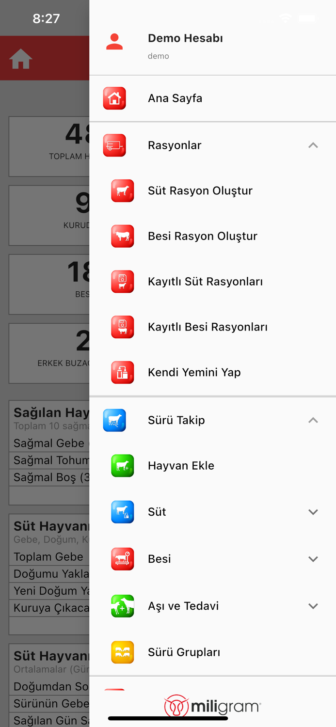 Miligram Sürü Yönetim Programı