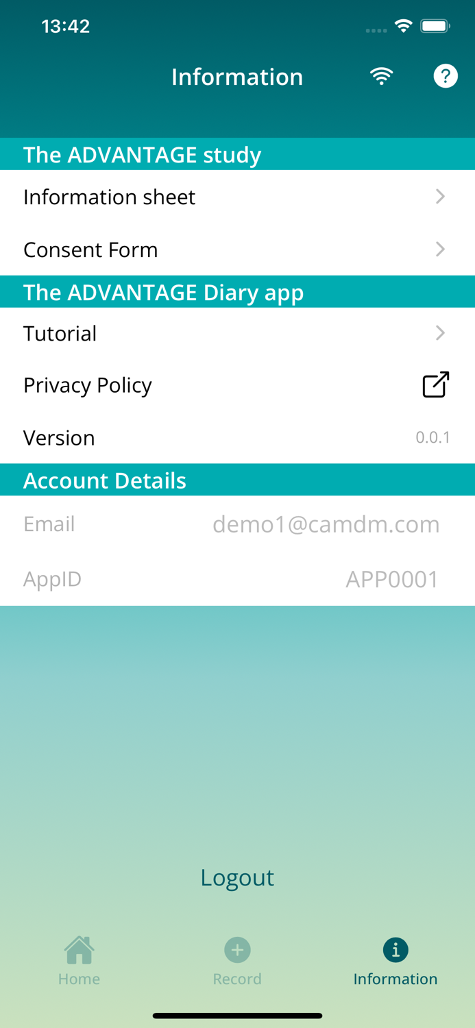 ADVANTAGE Diary
