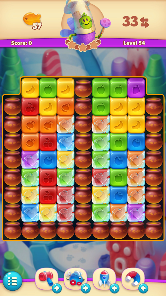 #3. Jelly Cube Blast (iOS) Av: redBit games