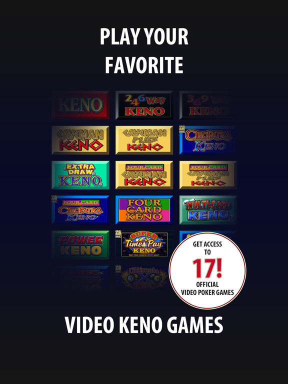Screenshot #6 pour Video Keno Mobile Games